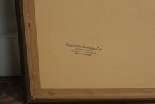 Load image into Gallery viewer, Monika Heller-Cole Signed Print – Schäfer bei Ammendorf (Shepherd at Ammendorf) with Studio Stamp, Framed Artwork 19" x 24"