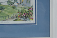 Load image into Gallery viewer, C Holding Gibbs Hill Lighthouse Bermuda Vintage Framed Art Print 13 x 17