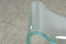 Load image into Gallery viewer, Laurel Fyfe 1980s Glass Wave Stool Sculptural Slumped Glass Postmodern