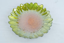 Load image into Gallery viewer, Sunflower Art Glass Serving Bowl Decorative Centerpiece Platter 15 Inch
