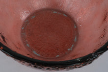 Load image into Gallery viewer, Pink Textured Art Glass Bowl 12 Inch Large Centerpiece Decorative Serving Bowl
