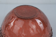 Load image into Gallery viewer, Pink Textured Art Glass Bowl 12 Inch Large Centerpiece Decorative Serving Bowl