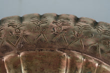 Load image into Gallery viewer, Golden Shallow Tribal Bowl