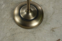 Load image into Gallery viewer, Antique Brass Finish Floor Lamp with Pleated Shade Traditional Reading Light