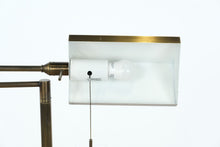 Load image into Gallery viewer, Adjustable Brass Pharmacy Floor Lamp 52 Inch Swing Arm Reading Light