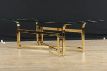 Load image into Gallery viewer, Gold Hollywood Regency Coffee Table