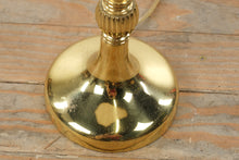 Load image into Gallery viewer, Polished Brass Table Lamp Traditional Style with White Shade