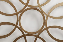Load image into Gallery viewer, Gold Metal Circles - Wall Art - 24" x 24"