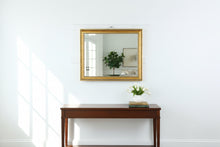 Load image into Gallery viewer, Gold Framed Beveled Wall Mirror 34 x 29 Rectangular