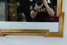 Load image into Gallery viewer, Hollywood Regency Gold Gilt Wall Mirror Shell Crest 24 x 42