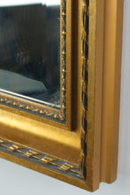 Load image into Gallery viewer, Gold Framed Beveled Wall Mirror 34 x 29 Rectangular