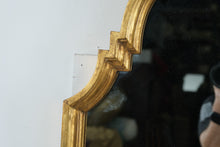 Load image into Gallery viewer, Hollywood Regency Gold Gilt Wall Mirror Shell Crest 24 x 42