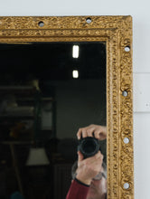 Load image into Gallery viewer, Antique Gilt Gesso Wall Mirror / Picture Frame – Ornate Victorian Style, 28” x 40”
