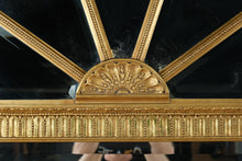 Load image into Gallery viewer, Pair of Decorative Arts Inc Gilt Arched Windowpane Wall Mirrors