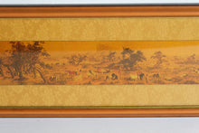 Load image into Gallery viewer, Giuseppe Castiglione One Hundred Stallions Gold Foil Framed Art Pair Chinese Landscape