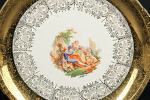 Load image into Gallery viewer, Royal China 22K Gold Rimmed Decorative Platter – 13.25" Round – Bak-Serv Oven Proof