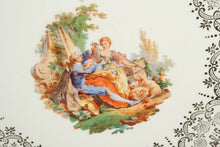 Load image into Gallery viewer, Royal China 22K Gold Rimmed Decorative Platter – 13.25" Round – Bak-Serv Oven Proof