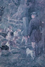 Load image into Gallery viewer, “Going for Cover” by Heywood Hardy – Framed Fox Hunting Print (30" x 40")