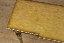 Load image into Gallery viewer, Regency-Inspired Carved Console Table with Gold Accents