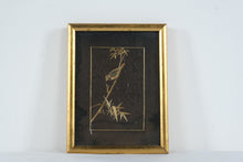 Load image into Gallery viewer, Vintage Asian Straw Art Bird Bamboo Collage Framed 9 x 7