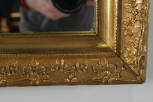 Load image into Gallery viewer, Golden Flowers Fashion Plate Mirror - 24" x 35"