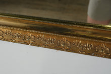 Load image into Gallery viewer, Golden Flowers Fashion Plate Mirror - 24" x 35"