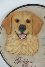 Load image into Gallery viewer, Golden Retriever 3D Wall Plaque – 11" Round Sculpted Dog Breed Art Sign, Scotland Origin Tribute