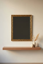 Load image into Gallery viewer, Large Gold Framed Wall Mirror Beaded Frame Patina 36x46