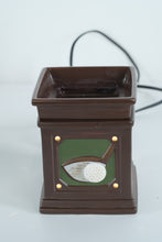 Load image into Gallery viewer, Scentsy “Fore!” Golf-Themed Wax Warmer – Model DSW-FORE, Ceramic, Brown & Green