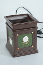 Load image into Gallery viewer, Scentsy “Fore!” Golf-Themed Wax Warmer – Model DSW-FORE, Ceramic, Brown & Green