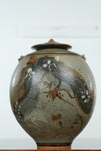 Load image into Gallery viewer, Studio Art Pottery Lidded Jar by Gordon Batten Riverwood Pottery Signed Ceramic 10 Inch