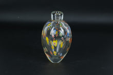 Load image into Gallery viewer, Gorgeous Designs Millefiori Art Glass Bud Vase Multicolor Floral 6 5 Inch