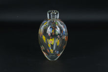 Load image into Gallery viewer, Gorgeous Designs Millefiori Art Glass Bud Vase Multicolor Floral 6 5 Inch