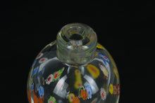 Load image into Gallery viewer, Gorgeous Designs Millefiori Art Glass Bud Vase Multicolor Floral 6 5 Inch