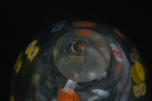 Load image into Gallery viewer, Gorgeous Designs Millefiori Art Glass Bud Vase Multicolor Floral 6 5 Inch