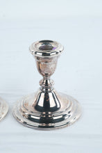 Load image into Gallery viewer, Gorham EP YC3000 Silver Plate Candlesticks Pair Classic Taper Candle Holders