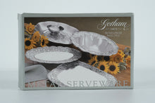 Load image into Gallery viewer, Gorham “Sunflower” 9" Small Serving Tray – Tarnish-Free Metal Serveware, New in Box