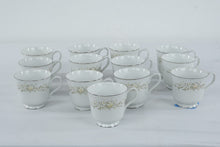 Load image into Gallery viewer, Grace Fine China Rhapsody Japan 58 Piece Dinnerware Set Floral Platinum Trim