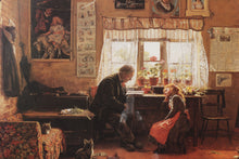 Load image into Gallery viewer, Grandfather's Pet by William Snape Framed Print