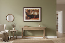 Load image into Gallery viewer, Grandfathers Pet William H Snape Framed Art Print Mahogany Frame 31x25