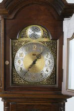 Load image into Gallery viewer, Ridgeway Grandfather Clock Tempus Fugit 3 Weight Pendulum Chime Wood 72 Inch