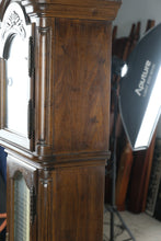 Load image into Gallery viewer, Ridgeway Grandfather Clock Tempus Fugit 3 Weight Pendulum Chime Wood 72 Inch