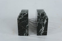 Load image into Gallery viewer, Polished Black Marble Bookends – Duke Health Sector Management (HSM) Engraved Set