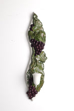 Load image into Gallery viewer, Arnel's Ceramic Grape Wall Hanging Candle Holder