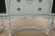 Load image into Gallery viewer, Painted Jacobean Style Buffet Sideboard with Cabinet Doors and Drawers