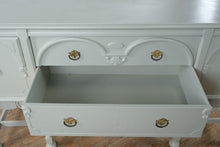 Load image into Gallery viewer, Painted Jacobean Style Buffet Sideboard with Cabinet Doors and Drawers