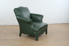 Load image into Gallery viewer, Modern Green Armchair Rolled Arm Accent Chair