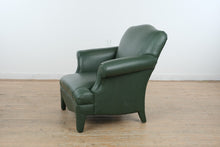 Load image into Gallery viewer, Modern Green Armchair Rolled Arm Accent Chair