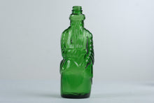 Load image into Gallery viewer, Vintage 1950s 1960s Moses Green Glass Figural Liquor Bottle Anchor Hocking 10 Inch