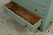 Load image into Gallery viewer, American Empire Style Sage Green Painted Wood Chest of Drawers